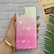 قاب گوشی Galaxy A12 - M12 سامسونگ فانتزی براق IMD لیزری لاکچری سخت HARD طرح پروانه کد 123239