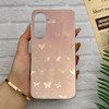قاب گوشی Galaxy A36 - A56 سامسونگ فانتزی براق IMD لیزری لاکچری سخت HARD طرح پروانه کد 123245