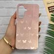 قاب گوشی Galaxy A17 سامسونگ فانتزی براق IMD لیزری لاکچری سخت HARD طرح پروانه کد 123263