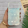 قاب گوشی iPhone 17 Pro Max آیفون فانتزی براق IMD لیزری لاکچری سخت HARD طرح پروانه کد 123298