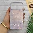 قاب گوشی iPhone 17 Pro Max آیفون فانتزی براق IMD لیزری لاکچری سخت HARD طرح پروانه کد 123300