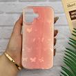 قاب گوشی iPhone 17 آیفون فانتزی براق IMD لیزری لاکچری سخت HARD طرح پروانه کد 123304