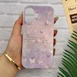 قاب گوشی iPhone 17 آیفون فانتزی براق IMD لیزری لاکچری سخت HARD طرح پروانه کد 123306