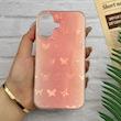 قاب گوشی iPhone 16 آیفون فانتزی براق IMD لیزری لاکچری سخت HARD طرح پروانه کد 123311
