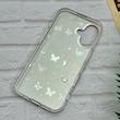 قاب گوشی iPhone 16 آیفون فانتزی براق IMD لیزری لاکچری سخت HARD طرح پروانه کد 123312