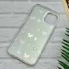 قاب گوشی iPhone 13 - iPhone 14 آیفون فانتزی براق IMD لیزری لاکچری سخت HARD طرح پروانه کد 123323