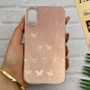 قاب گوشی iPhone X - iPhone XS آیفون فانتزی براق IMD لیزری لاکچری سخت HARD طرح پروانه کد 123325