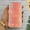 قاب گوشی iPhone X - iPhone XS آیفون فانتزی براق IMD لیزری لاکچری سخت HARD طرح پروانه کد 123326