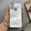 قاب گوشی Galaxy A11 - M11 سامسونگ اورجینال فانتزی سخت آینه ای لنز کرومی ایربگ دار طرح ابر کیوت کد 122463