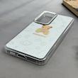 قاب گوشی Galaxy S24 FE سامسونگ اورجینال فانتزی سخت آینه ای لنز کرومی ایربگ دار طرح تدی کیوت کد 122486