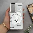 قاب گوشی Galaxy S24 FE سامسونگ اورجینال فانتزی سخت آینه ای لنز کرومی ایربگ دار طرح PUPPY کیوت کد 122487