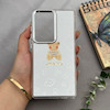 قاب گوشی Galaxy S25 Ultra سامسونگ اورجینال فانتزی سخت آینه ای لنز کرومی ایربگ دار طرح تدی کیوت کد 122495