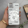 قاب گوشی iPhone 11 Pro Max آیفون اورجینال فانتزی سخت آینه ای لنز کرومی ایربگ دار طرح PUPPY کیوت کد 122510
