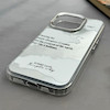 قاب گوشی iPhone 16 Pro آیفون اورجینال فانتزی سخت آینه ای لنز کرومی ایربگ دار طرح ابر کیوت کد 122527
