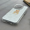 قاب گوشی iPhone 16 Pro آیفون اورجینال فانتزی سخت آینه ای لنز کرومی ایربگ دار طرح تدی کیوت کد 122528