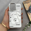 قاب گوشی iPhone 13 Pro آیفون اورجینال فانتزی سخت آینه ای لنز کرومی ایربگ دار طرح PUPPY کیوت کد 122530