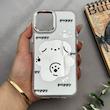 قاب گوشی iPhone 12 - 12 Pro آیفون اورجینال فانتزی سخت آینه ای لنز کرومی ایربگ دار طرح PUPPY کیوت کد 122536