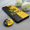 قاب گوشی Galaxy Note 9 سامسونگ فانتزی سوزنی برجسته پاپ سوکت دار طرح KING کد 122578