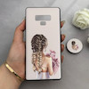 قاب گوشی Galaxy Note 9 سامسونگ فانتزی سوزنی برجسته پاپ سوکت دار طرح دخترونه کد 122581