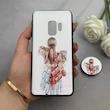 قاب گوشی Galaxy S9 سامسونگ فانتزی سوزنی برجسته پاپ سوکت دار طرح دخترونه کد 122610