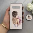 قاب گوشی Galaxy S10 سامسونگ فانتزی سوزنی برجسته پاپ سوکت دار طرح دخترونه کد 122624