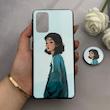 قاب گوشی Galaxy S20 Plus سامسونگ فانتزی سوزنی برجسته پاپ سوکت دار طرح دخترونه کد 122647