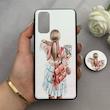 قاب گوشی Galaxy S20 سامسونگ فانتزی سوزنی برجسته پاپ سوکت دار طرح دخترونه کد 122673