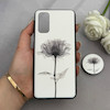 قاب گوشی Galaxy S21 سامسونگ فانتزی سوزنی برجسته پاپ سوکت دار طرح گل کد 122688