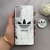 قاب گوشی Galaxy S21 سامسونگ فانتزی سوزنی برجسته پاپ سوکت دار طرح adidas کد 122691