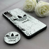 قاب گوشی Galaxy S21 سامسونگ فانتزی سوزنی برجسته پاپ سوکت دار طرح adidas کد 122691