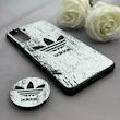 قاب گوشی Galaxy S21 سامسونگ فانتزی سوزنی برجسته پاپ سوکت دار طرح adidas کد 122691