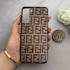 قاب گوشی Galaxy S21 سامسونگ فانتزی سوزنی برجسته پاپ سوکت دار طرح FENDI کد 122692