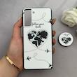 قاب گوشی Galaxy S21 سامسونگ فانتزی سوزنی برجسته پاپ سوکت دار طرح قلب کد 122697
