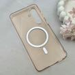 قاب گوشی Galaxy S25 FE سامسونگ فول طلقی مگ سیف دار شفاف کریستالی اورجینال AVA شیشه ای نسکافه ای کد 121000