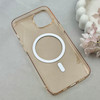 قاب گوشی iPhone 13 - iPhone 14 آیفون فول طلقی مگ سیف دار شفاف کریستالی اورجینال AVA شیشه ای نسکافه ای کد 121033