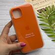 قاب گوشی iPhone 13 - iPhone 14 آیفون سیلیکونی اورجینال پاک کنی درجه یک زیربسته نارنجی کد 124047
