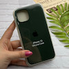 قاب گوشی iPhone 13 - iPhone 14 آیفون سیلیکونی اورجینال پاک کنی درجه یک زیربسته سبز تیره کد 124053