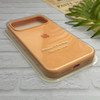 قاب گوشی iPhone 17 Pro Max آیفون سیلیکونی اورجینال پاک کنی درجه یک زیربسته نارنجی روشن کد 124061