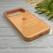 قاب گوشی iPhone 17 Pro Max آیفون سیلیکونی اورجینال پاک کنی درجه یک زیربسته نارنجی روشن کد 124061