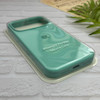 قاب گوشی iPhone 17 Pro Max آیفون سیلیکونی اورجینال پاک کنی درجه یک زیربسته سبزآبی کد 124065