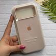 قاب گوشی iPhone 17 Pro Max آیفون سیلیکونی اورجینال پاک کنی درجه یک زیربسته صورتی روشن کد 124068