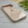 قاب گوشی iPhone 17 Pro Max آیفون سیلیکونی اورجینال پاک کنی درجه یک زیربسته صورتی روشن کد 124068
