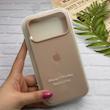 قاب گوشی iPhone 17 Pro Max آیفون سیلیکونی اورجینال پاک کنی درجه یک زیربسته محافظ لنزدار صورتی چرک کد 124072