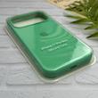 قاب گوشی iPhone 17 Pro Max آیفون سیلیکونی اورجینال پاک کنی درجه یک زیربسته سبز کد 124073
