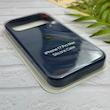 قاب گوشی iPhone 17 Pro Max آیفون سیلیکونی اورجینال پاک کنی درجه یک زیربسته سرمه ای کد 124074