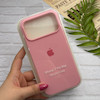 قاب گوشی iPhone 17 Pro Max آیفون سیلیکونی اورجینال پاک کنی درجه یک زیربسته صورتی کد 124085