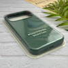 قاب گوشی iPhone 17 Pro Max آیفون سیلیکونی اورجینال پاک کنی درجه یک زیربسته سبز ارتشی کد 124086