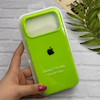 قاب گوشی iPhone 17 Pro Max آیفون سیلیکونی اورجینال پاک کنی درجه یک زیربسته سبز فسفری کد 124093