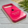 قاب گوشی iPhone 17 Pro Max آیفون سیلیکونی اورجینال پاک کنی درجه یک زیربسته سرخابی کد 124094