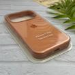 قاب گوشی iPhone 17 Pro آیفون سیلیکونی اورجینال پاک کنی درجه یک زیربسته پرتقالی کد 124097